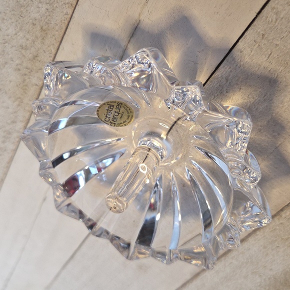 Vintage Cristal D'Arques Genuine Lead Crystal 24% Ring Holder Made In France - Picture 4 of 4